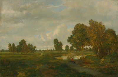 La charca de Pierre Etienne Theodore Rousseau